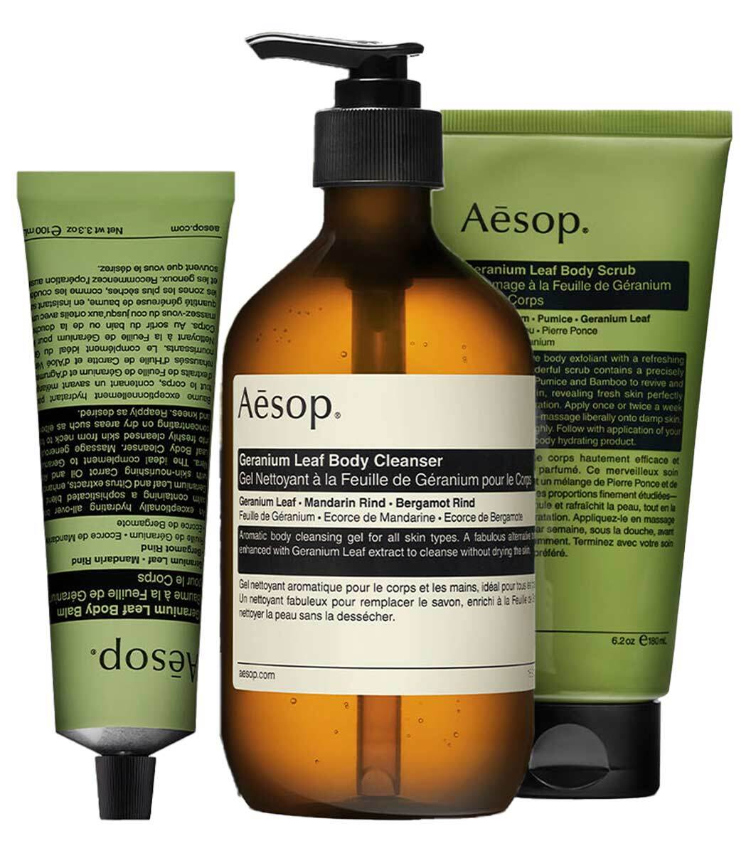 Aesop - Geranium Leaf Trio (Screen 2) - Bodylotion & Cream