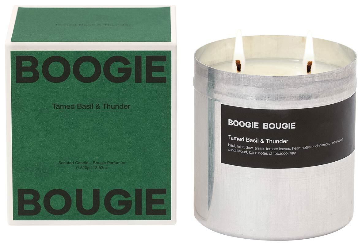 BOOGIE BOUGIE - Scented Candle Tamed Basil & Thunder - Candle