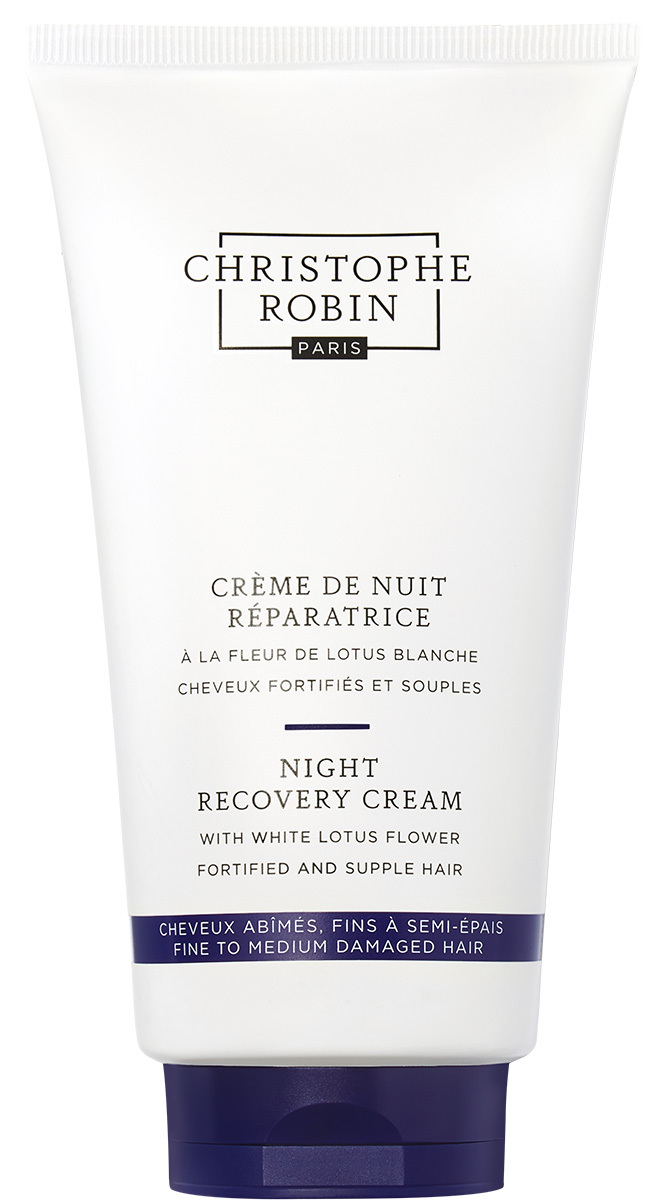 Christophe Robin - Night Recovery Cream with White Lotus Flower - Hairmasks and Treatments