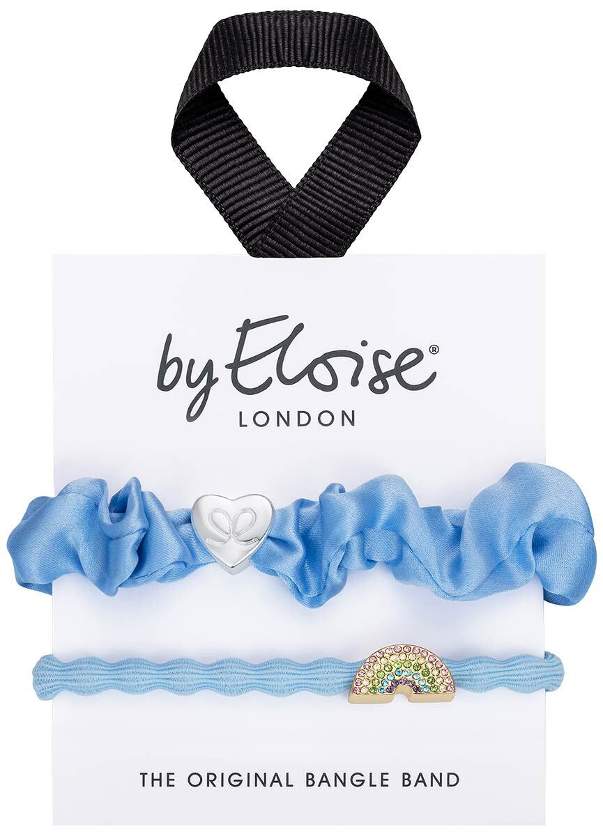 By Eloise - Blue Skies - Hair Ties - silk