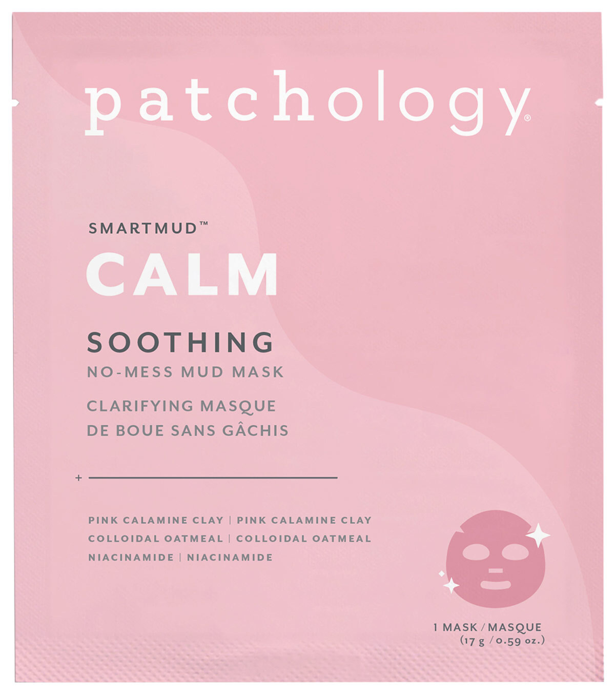 Patchology - Smart Mud Calm No Mess Mud Masque - Sheet Mask