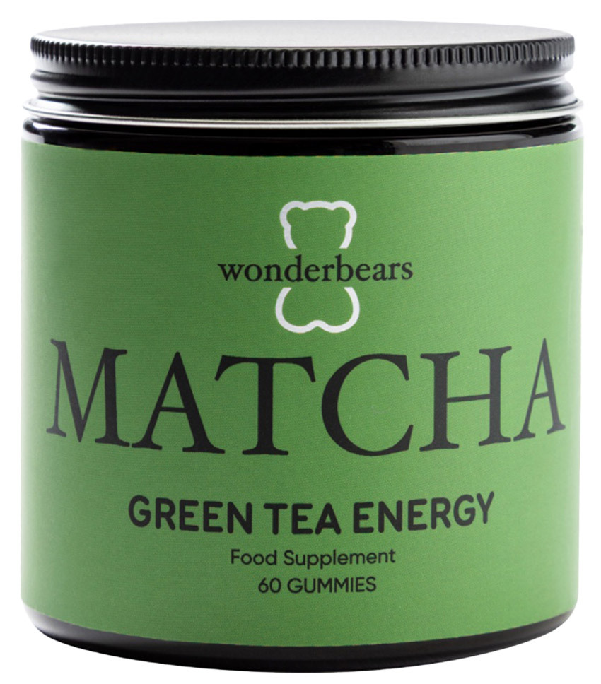 Wonderbears - Matcha - Green Tea Energy Dose - Healthy Snacks