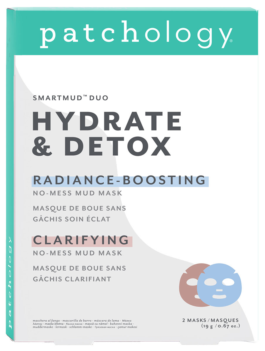 Patchology - Smart Mud Duo Detox + Hydrate - Sheet Mask