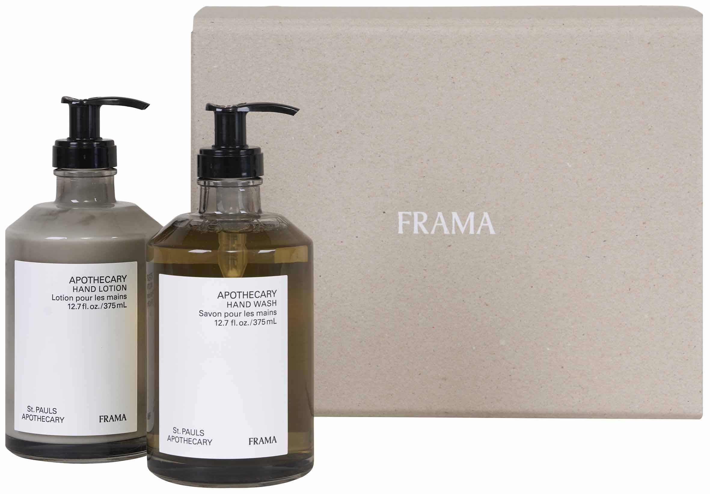 FRAMA - Gift Box: Hand Wash + Hand Lotion Apothecary - Hand soap & scrub