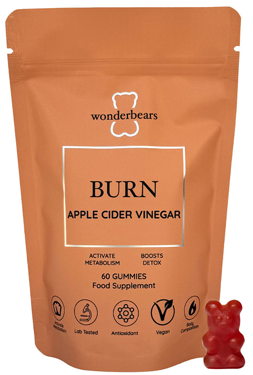 Wonderbears - BURN - Apple Cider Vinegar Pouch - Healthy Snacks