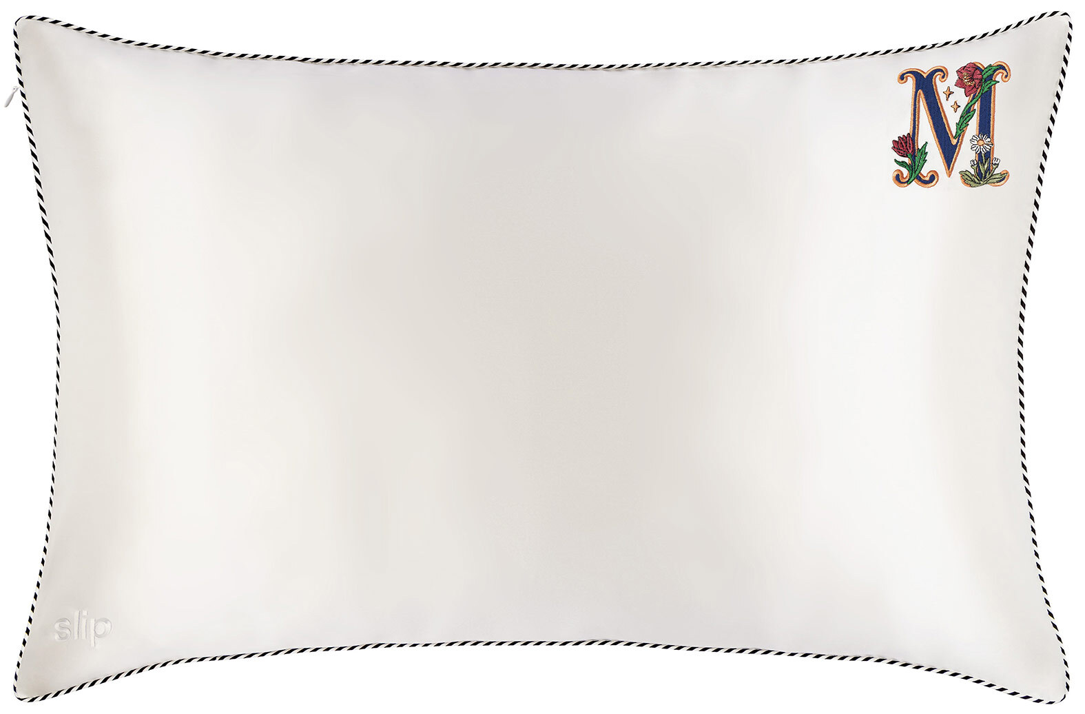 Slip - slip pure silk initial collection queen pillowcase - white - Kissenhüllen aus Seide