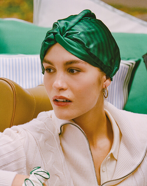 Slip Pure Silk Turban club classic