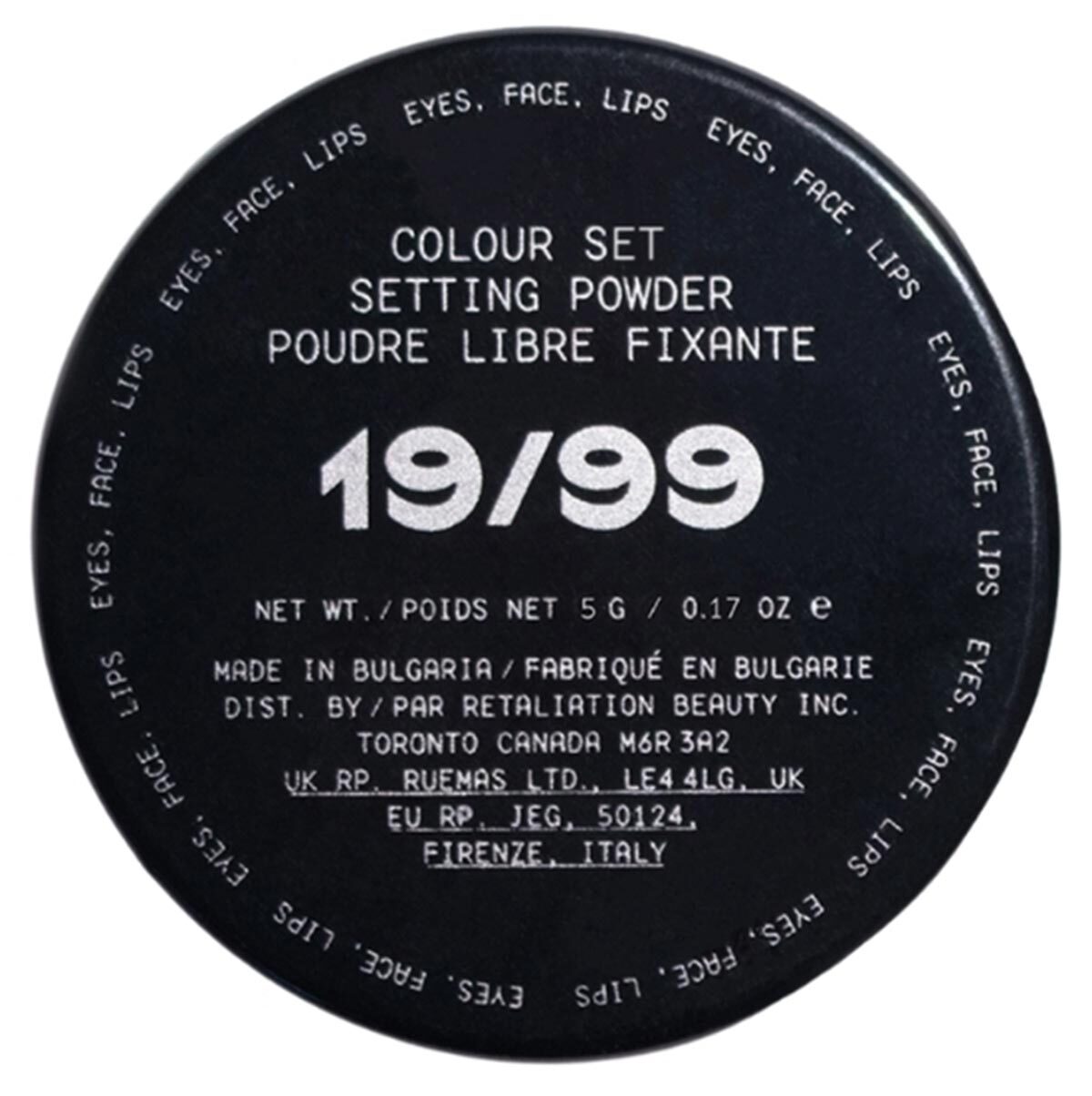 19/99 - Colour Set Setting Powder - Clear - Face Powder