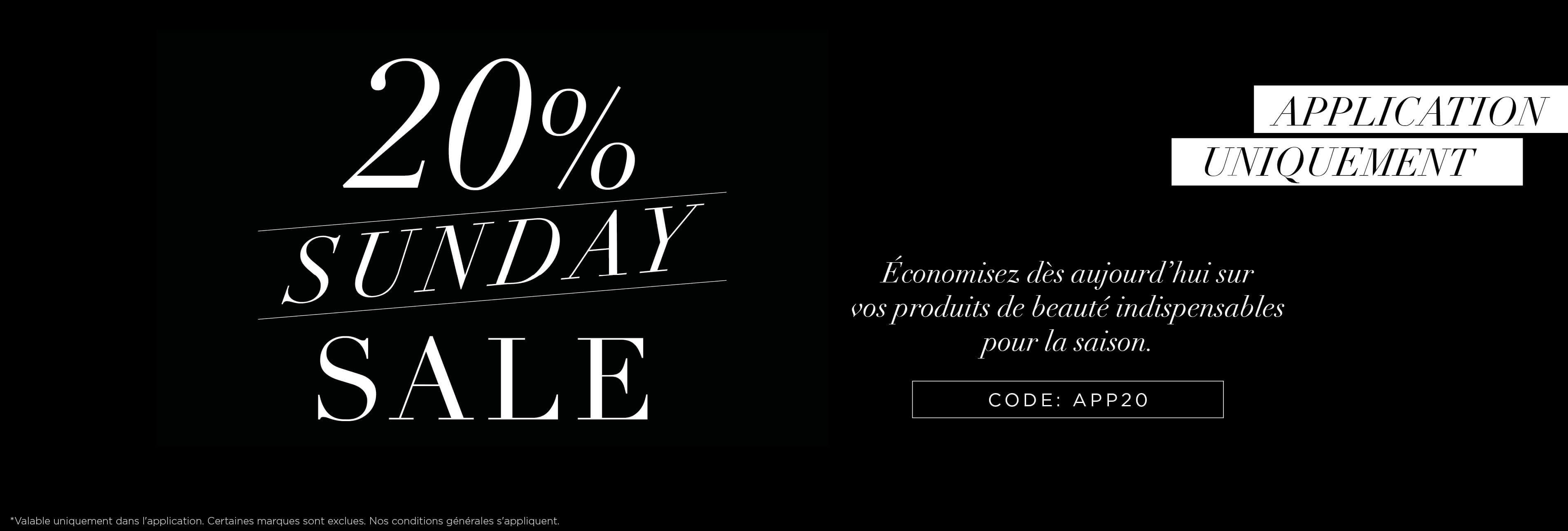 Sunday Sale