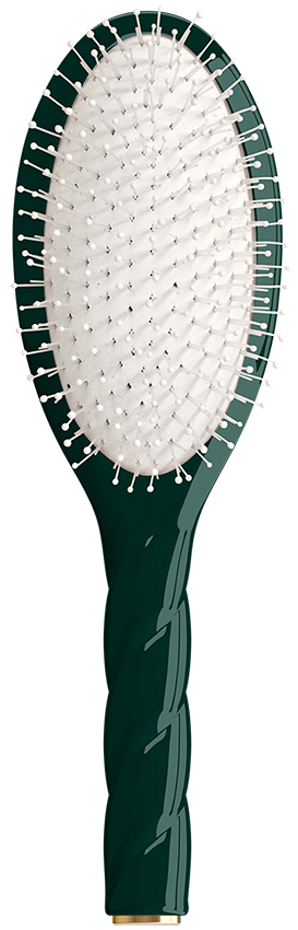 La Bonne Brosse - Brush Emerald Green 04 Massaging Nylon Bristles - Hairbrushes