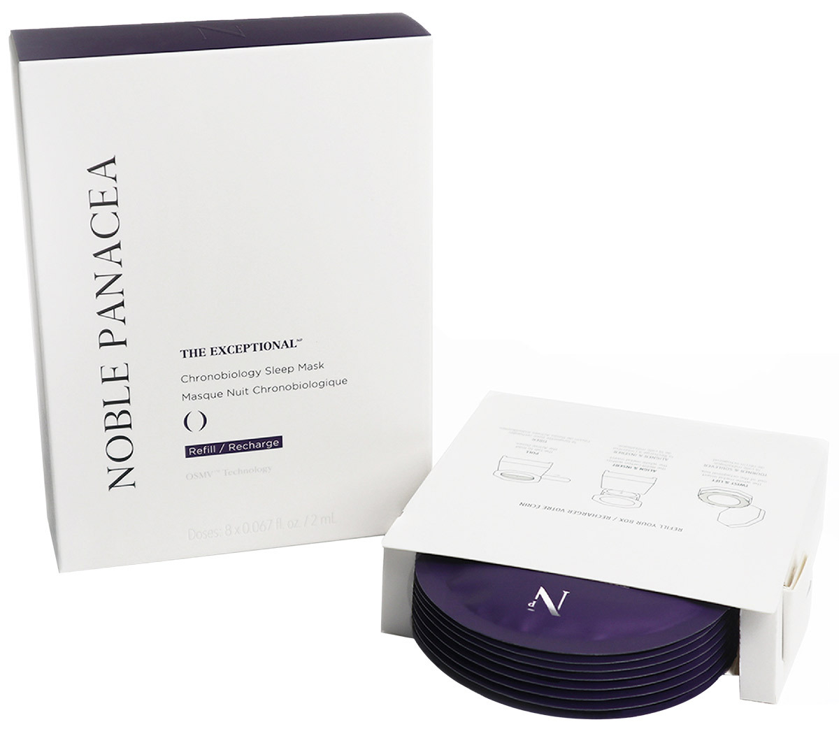 NOBLE PANACEA - The Exceptional Chronobiology Sleep Mask Refill - Glow Mask