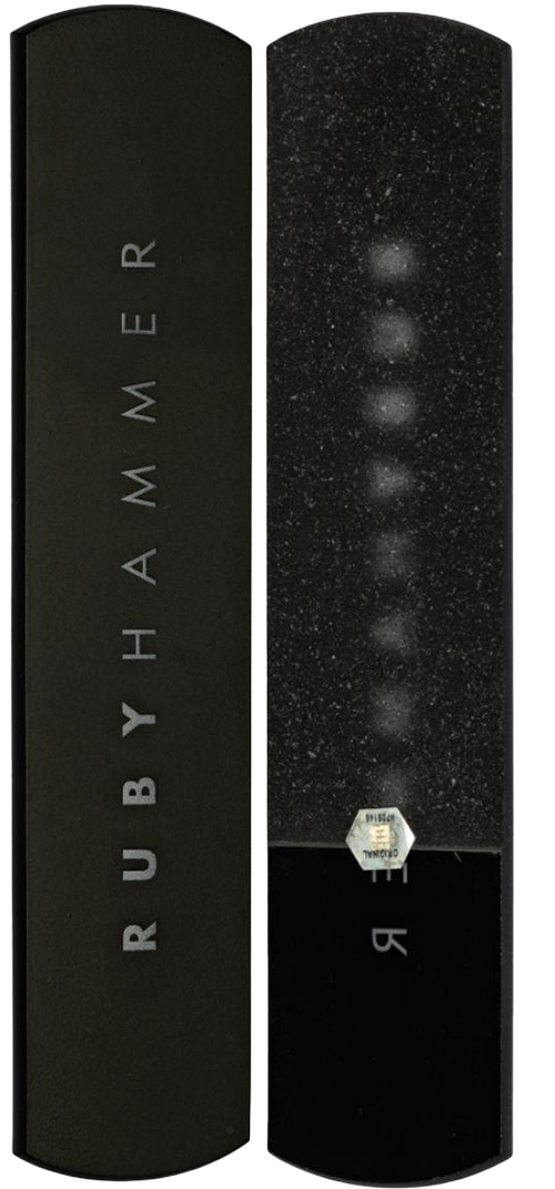 Ruby Hammer Foot File in Black