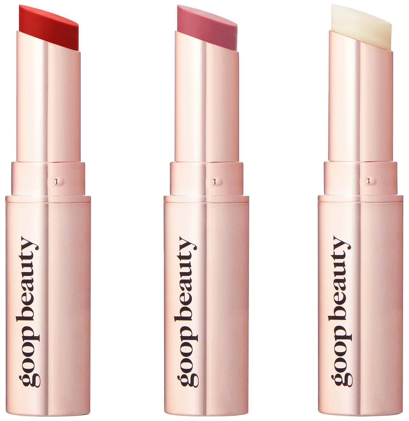 goop - Goopgenes Clean Nourishing Lip Balm Trio Tomato + Peony - Lip Balm