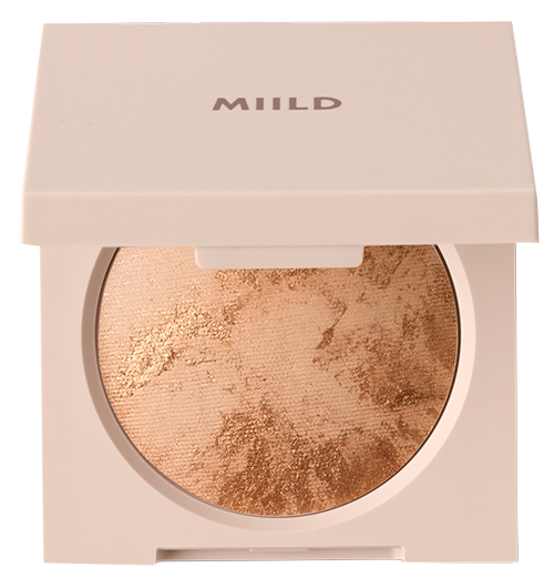 Miild - Skin Glow Baked Bronzing Powder 01 Apricity - Bronzer