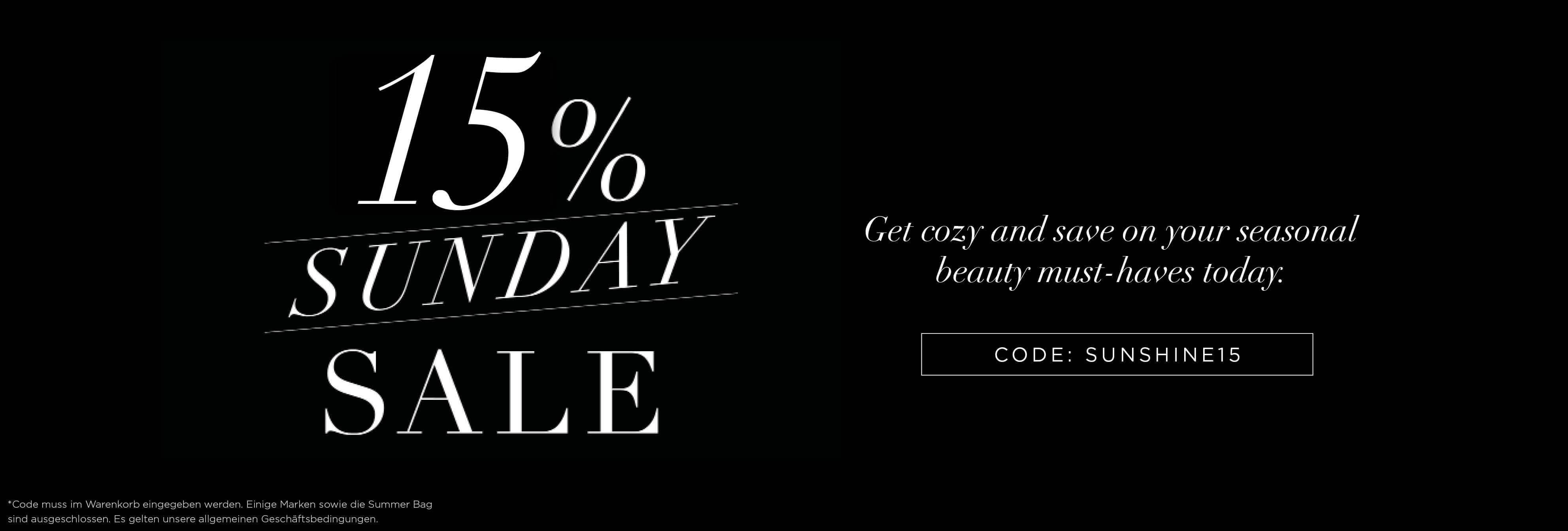 Sunday Sale