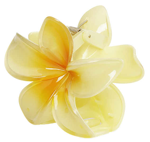 SUI AVA - Plumeria Bisou Big - Yellow - Hair clips & barrettes