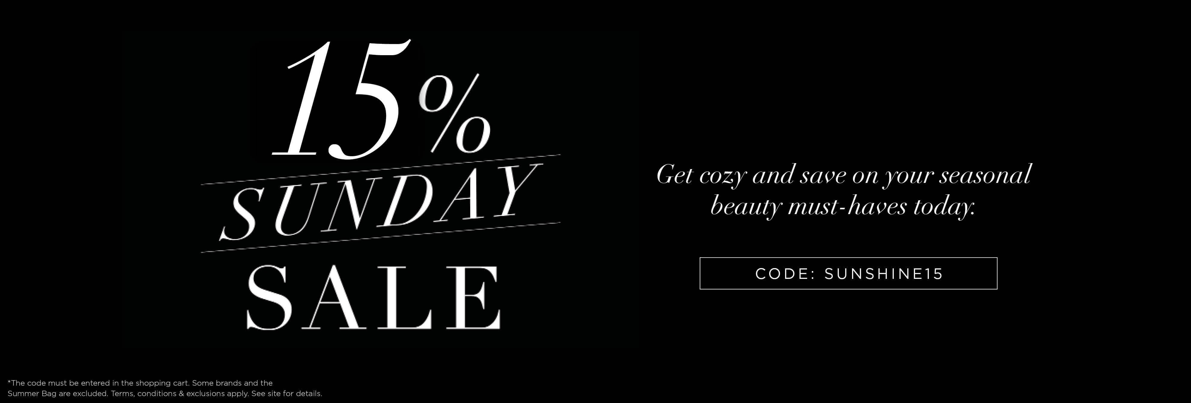 Sunday Sale