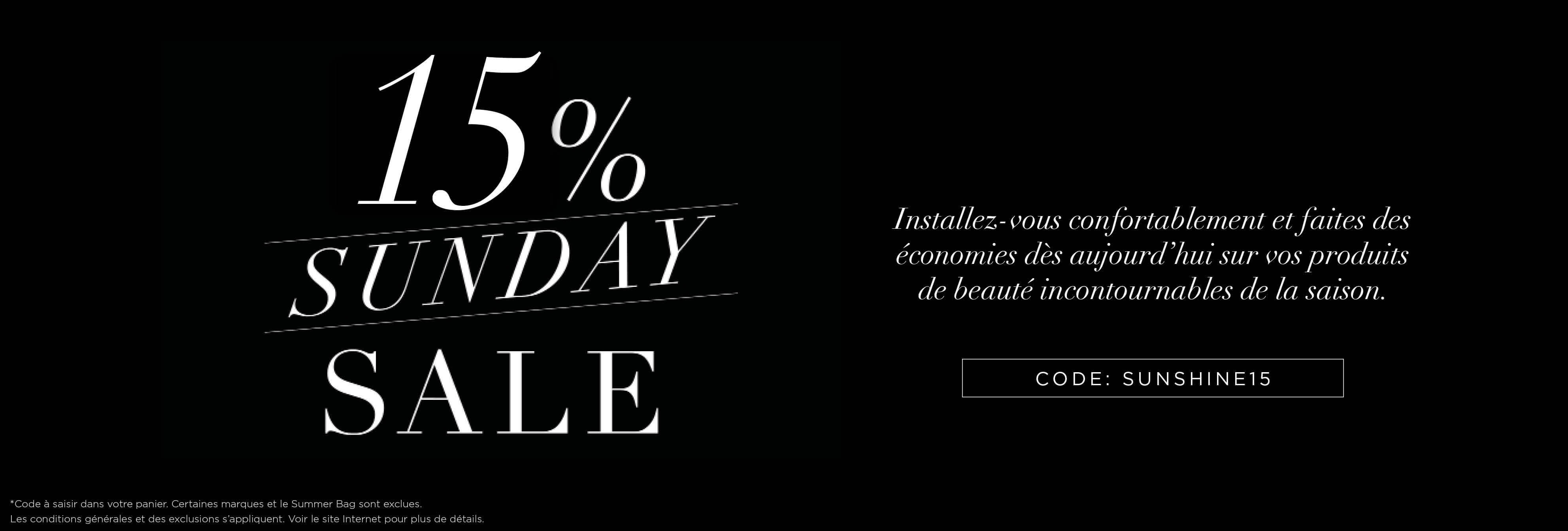 Sunday Sale