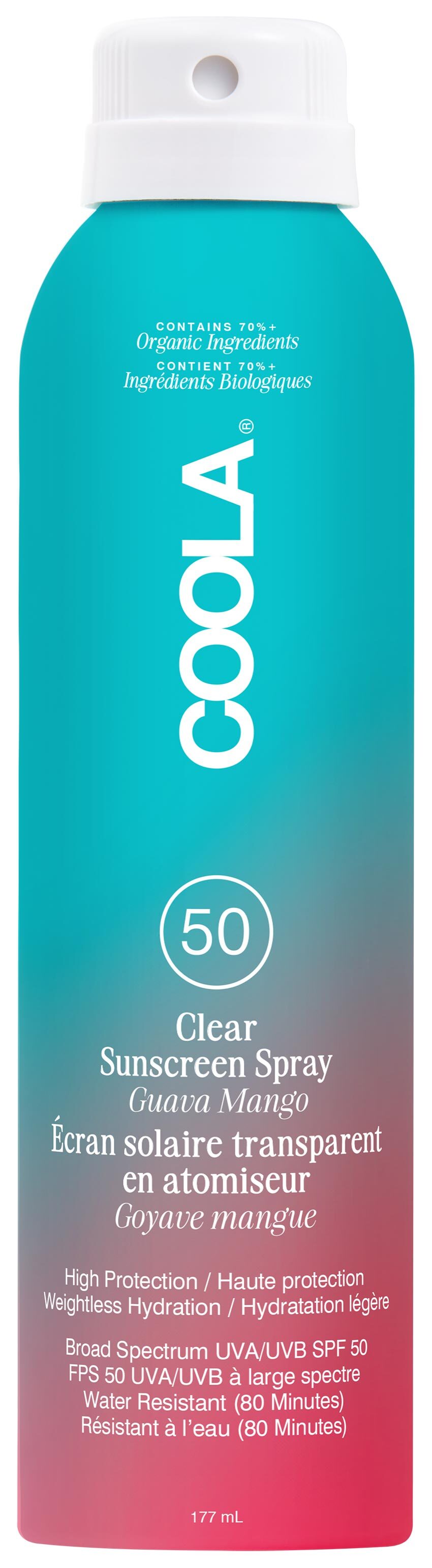 Coola® - Classic SPF 50 Body Spray Guava Mango - Body Sunscreen