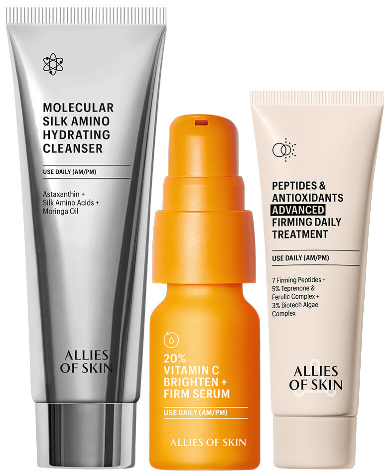 Allies Of Skin - 7 Days to Brighter Skin Brightening Skincare Kit - Vitamin C Serum
