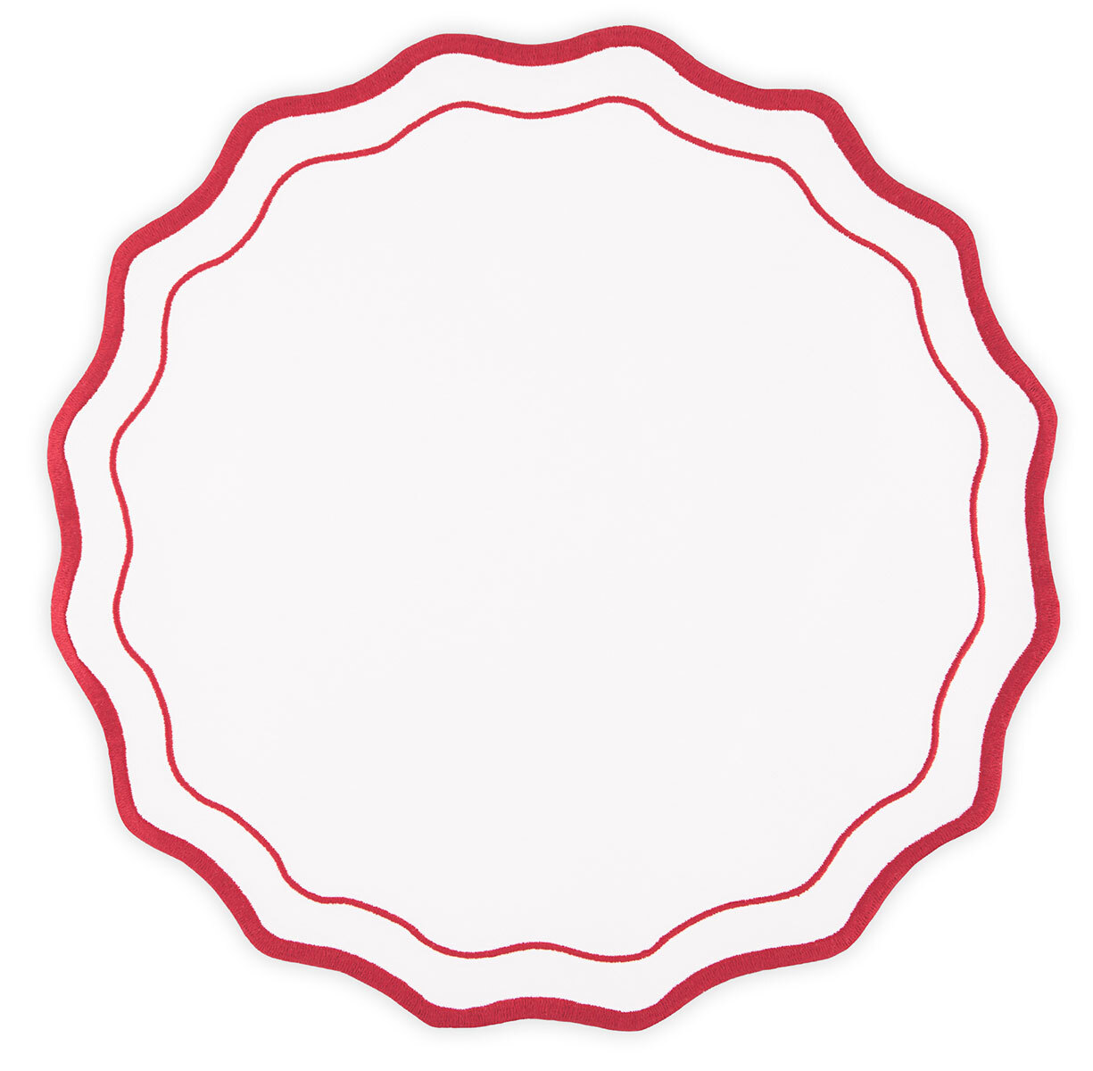 AQUAZURRA - WAVE PLACEMAT - RED AND WHITE - Home accessories