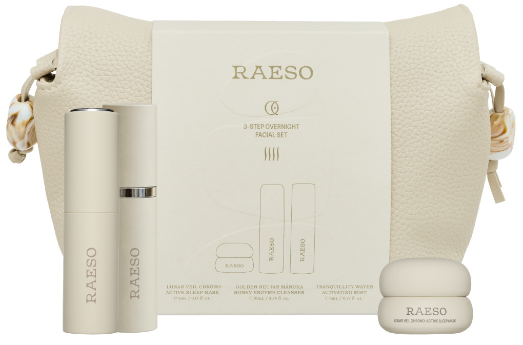 RAESO - 3-Step Overnight Facial Set - Hydrating Mask