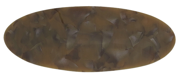 SUI AVA - Oval Chérie Clip - Brown - Hair clips & barrettes