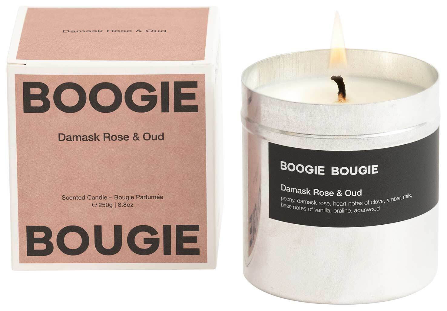 BOOGIE BOUGIE - Scented Candle Damask Rose & Oud - Candle