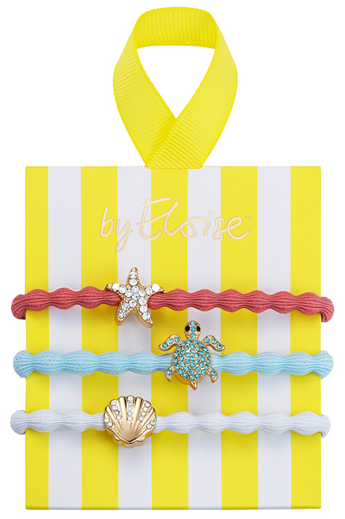 By Eloise - SUMMER SPLASH - Hair Ties - silk
