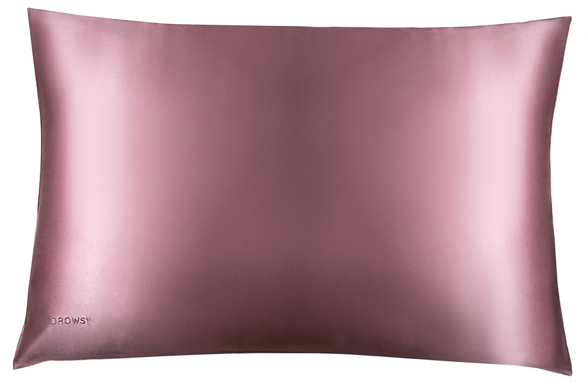 Drowsy - Queen Pillowcase - Damask Rose - Silk cushion covers
