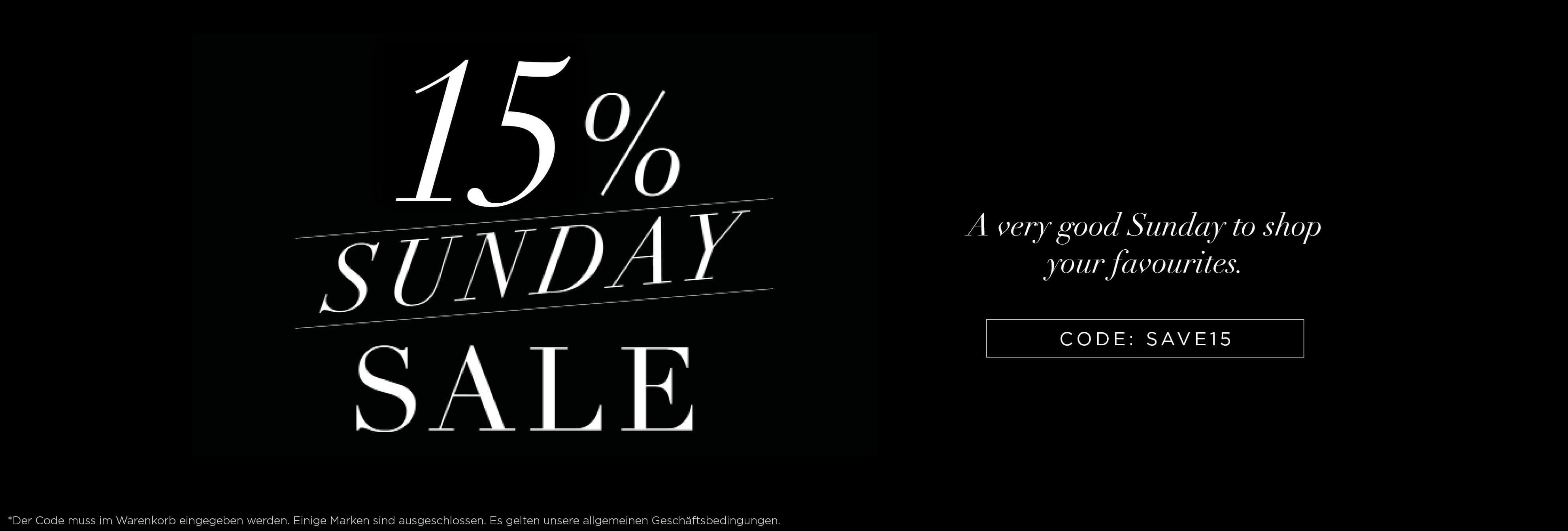 Sunday Sale