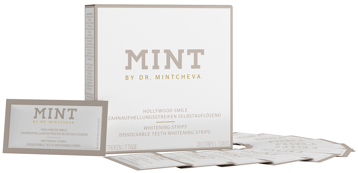 MINT by Dr. Mintcheva - WHITENING STRIPS HOLLYWOOD SMILE - Tooth Care