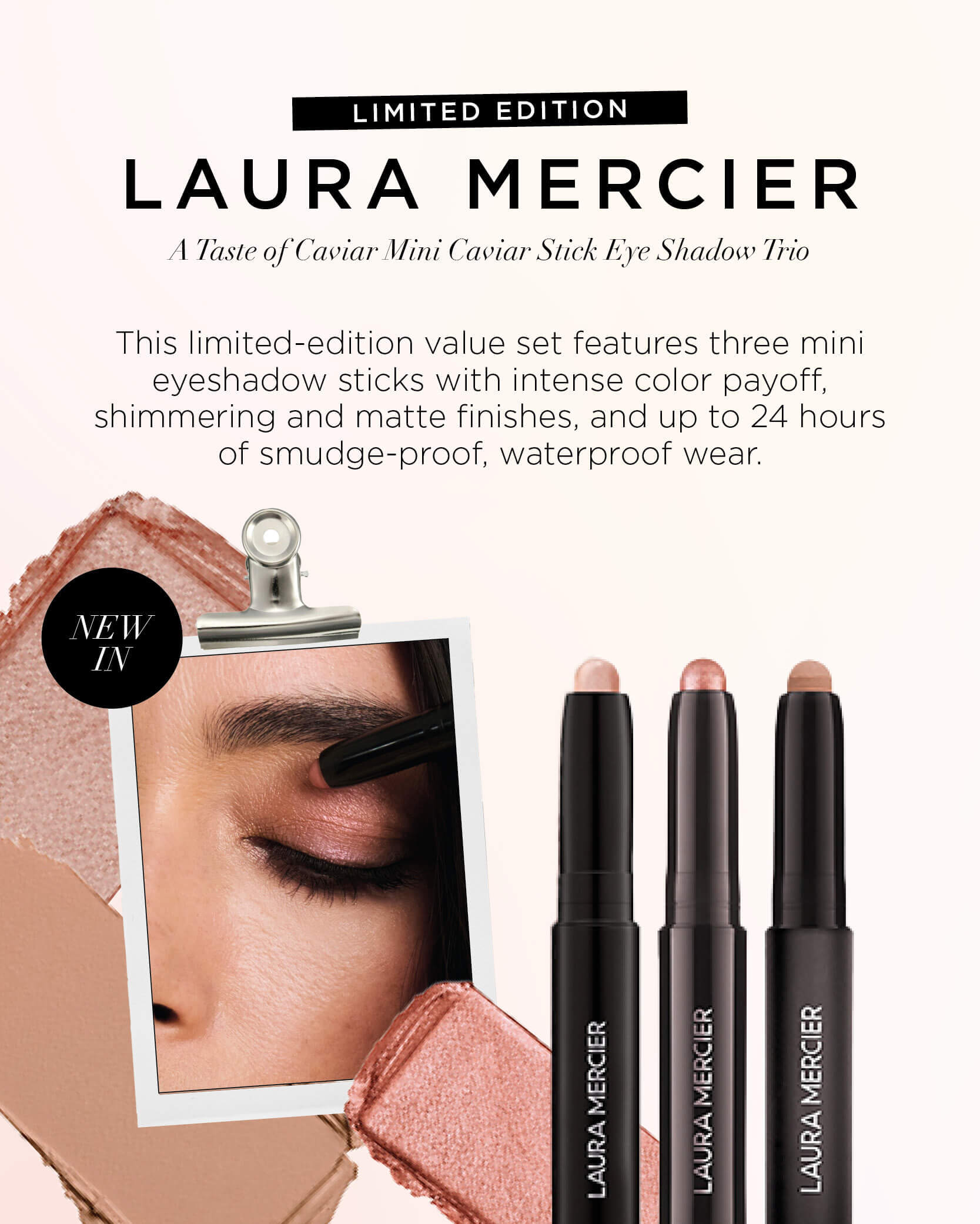 Laura Mercier - A Taste of Caviar Mini Caviar Stick Eye Shadow Trio