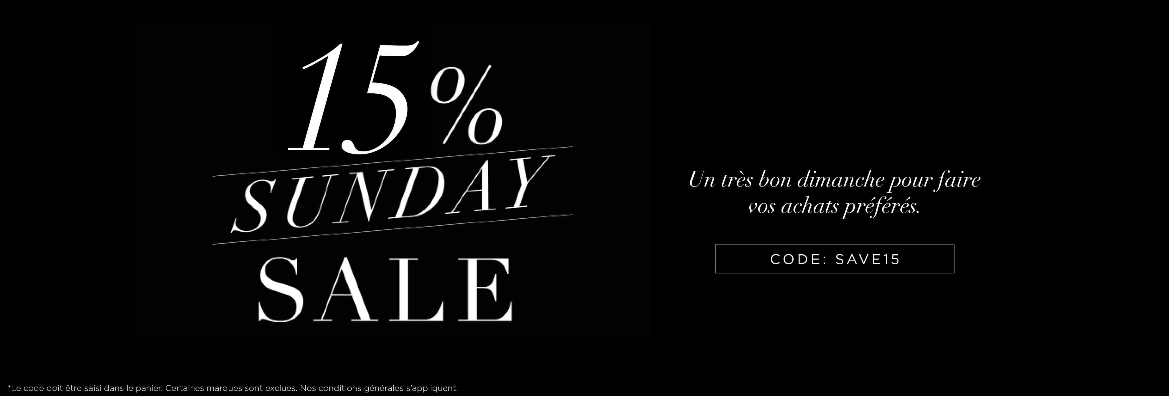 Sunday Sale