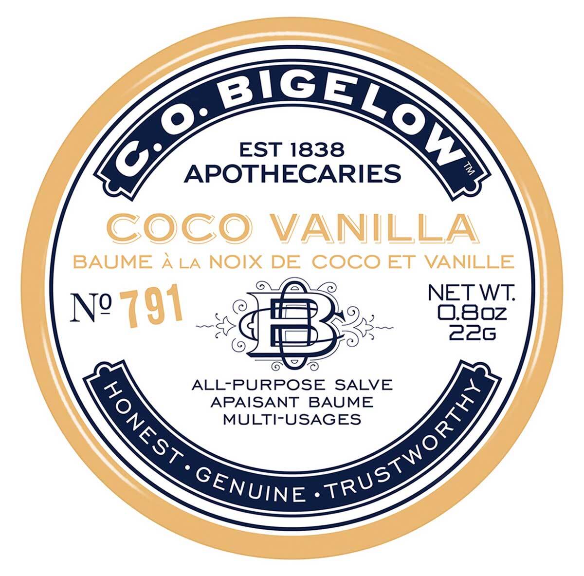 C.O. Bigelow - Coco Vanilla Salve - Lip Balm