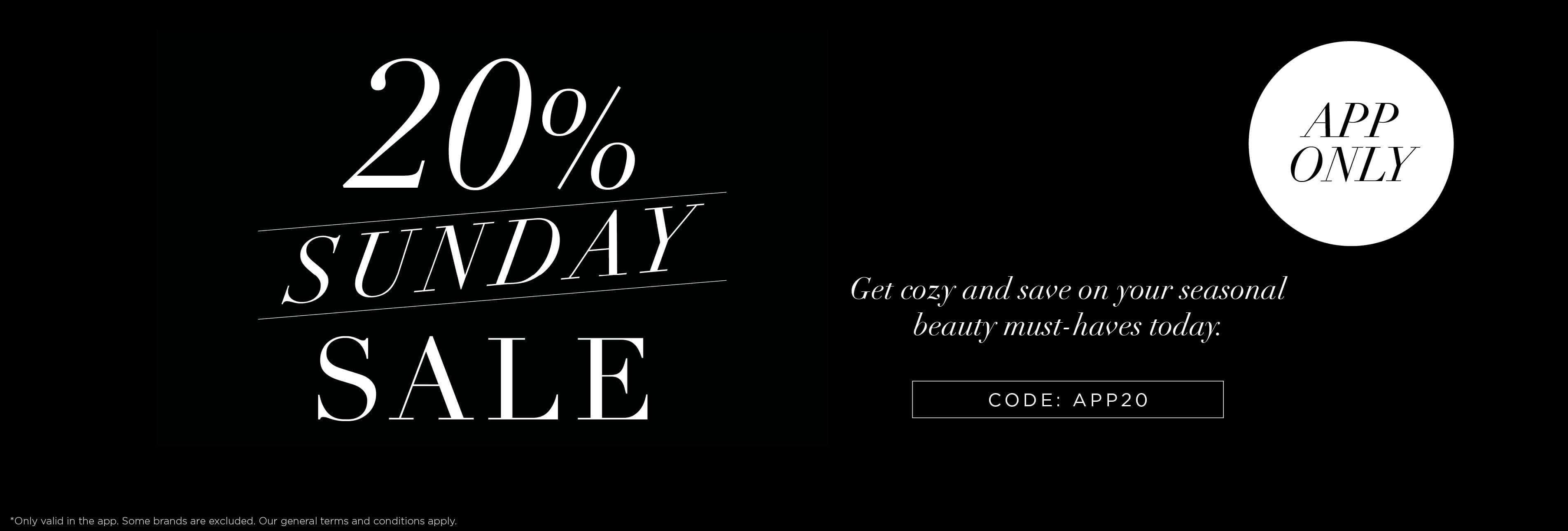 Sunday Sale