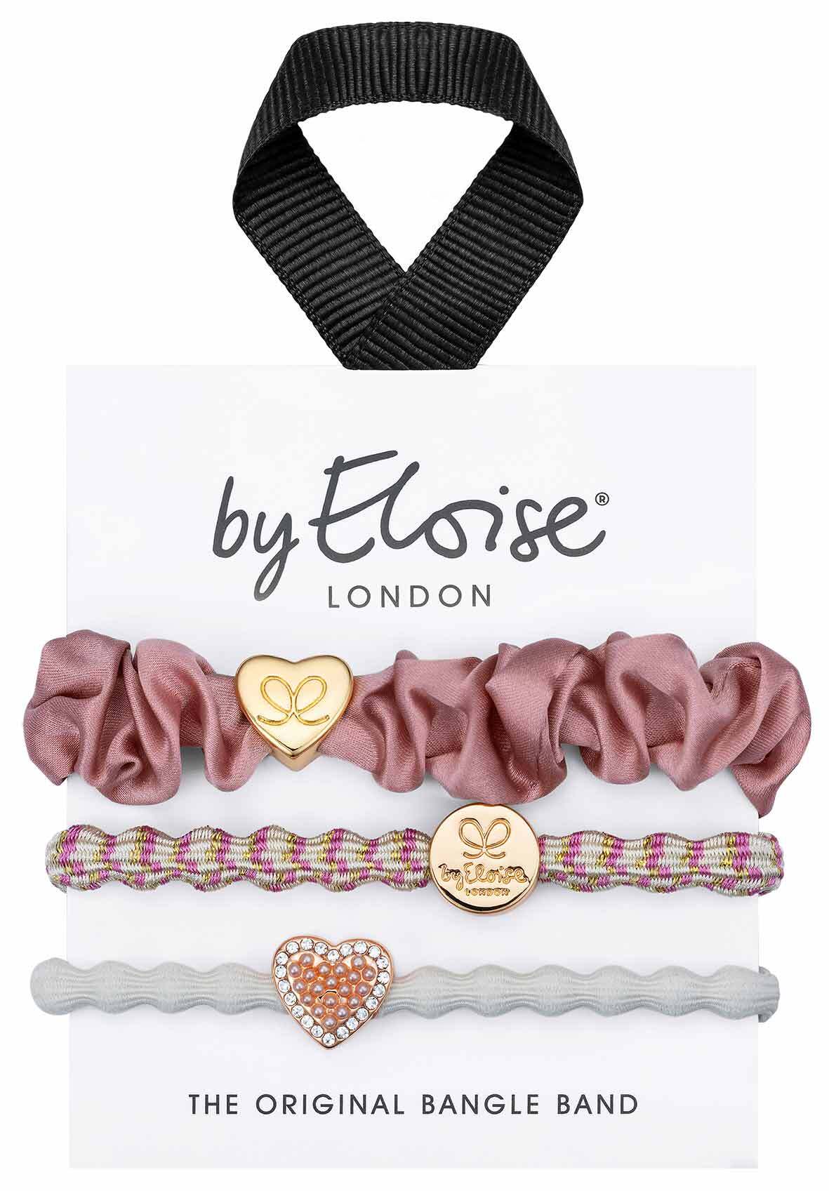 By Eloise - I Love you - Hair Ties - silk