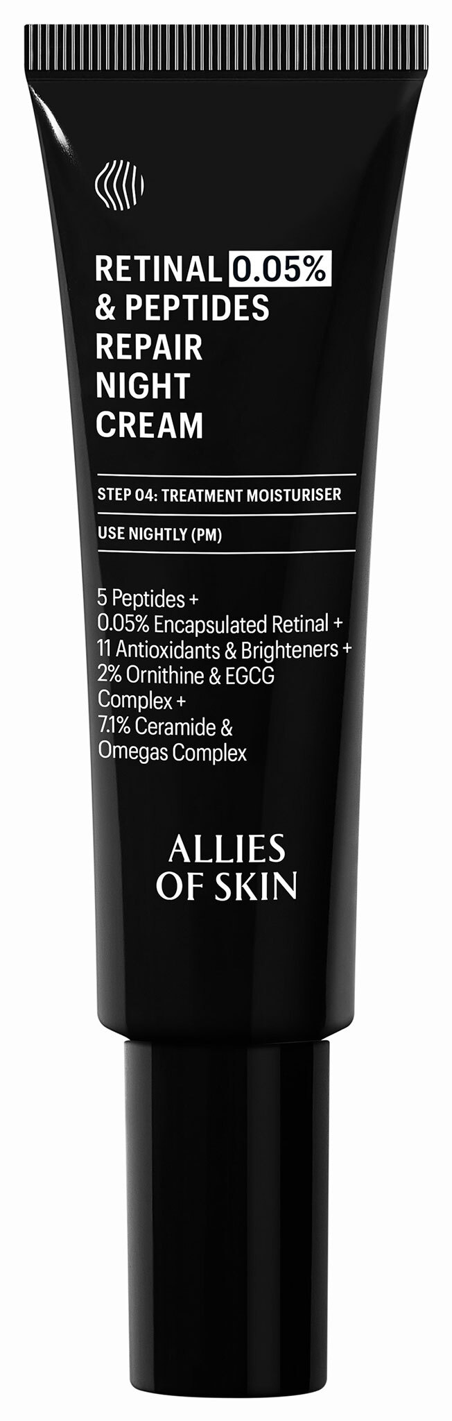 Allies Of Skin 0.05% Retinal & Peptides Advanced Repair Night Cream 48ml