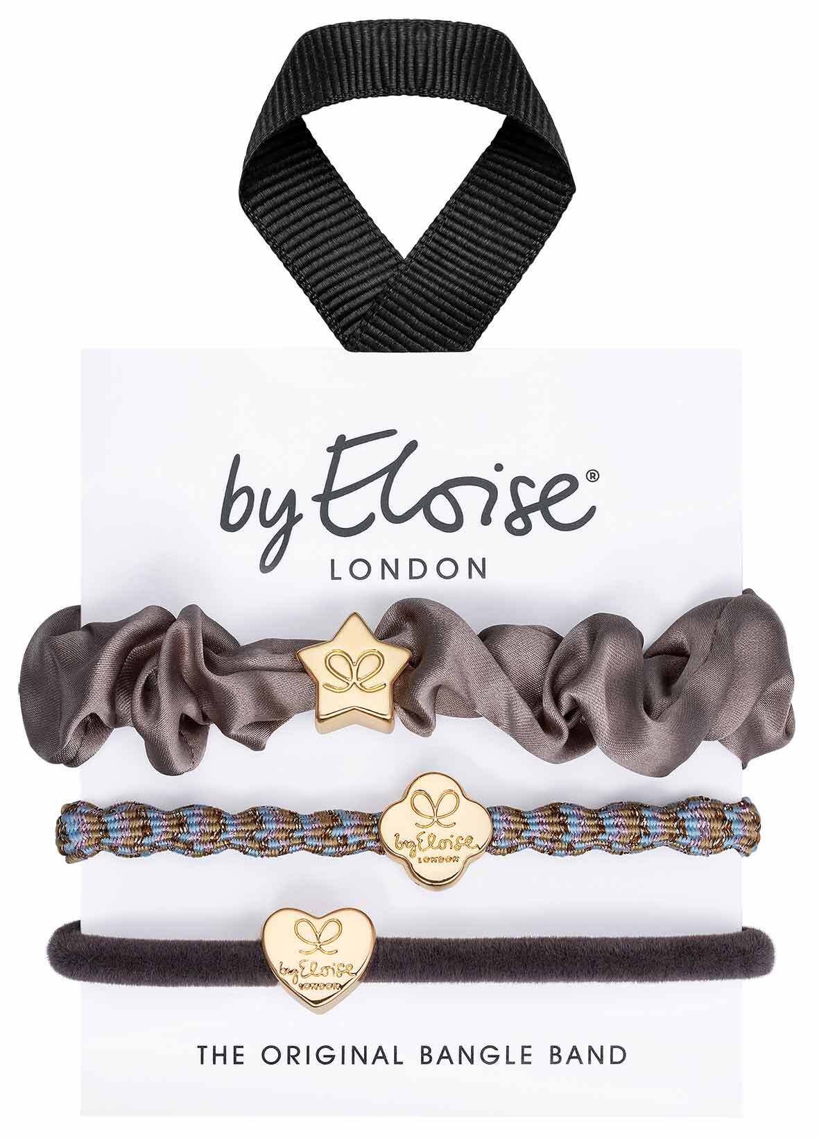By Eloise - Parisian Skies - Hair Ties - silk