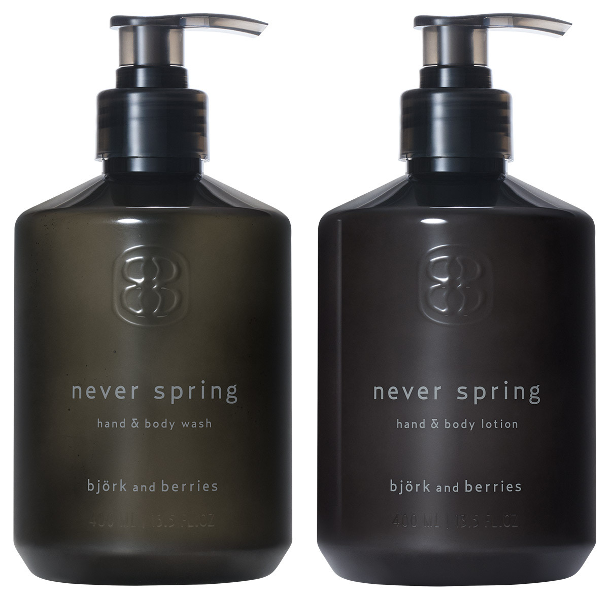 Björk and Berries - Never Spring Hand & Body Care Duo - Bodylotion & Cream