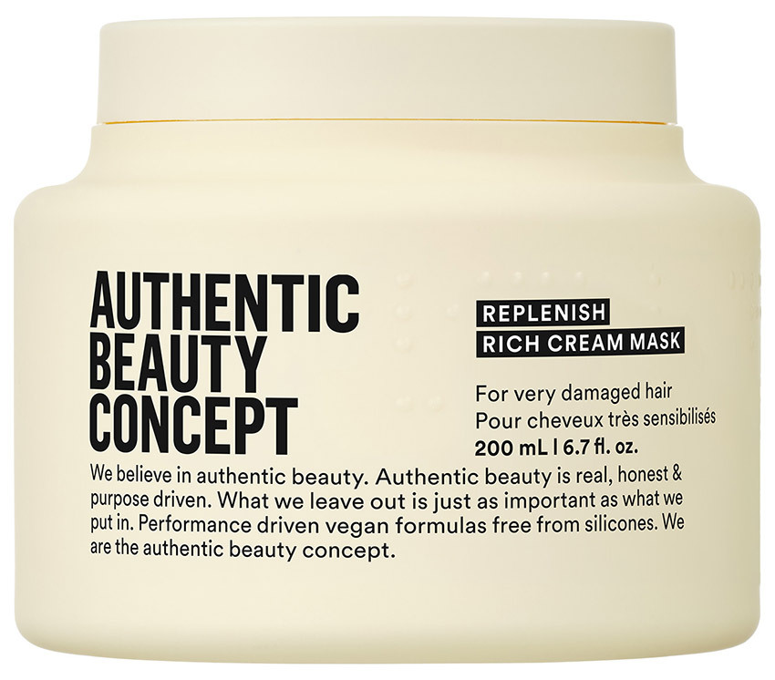AUTHENTIC BEAUTY CONCEPT - Replenish Rich Cream Mask - Hairmasks and Treatments