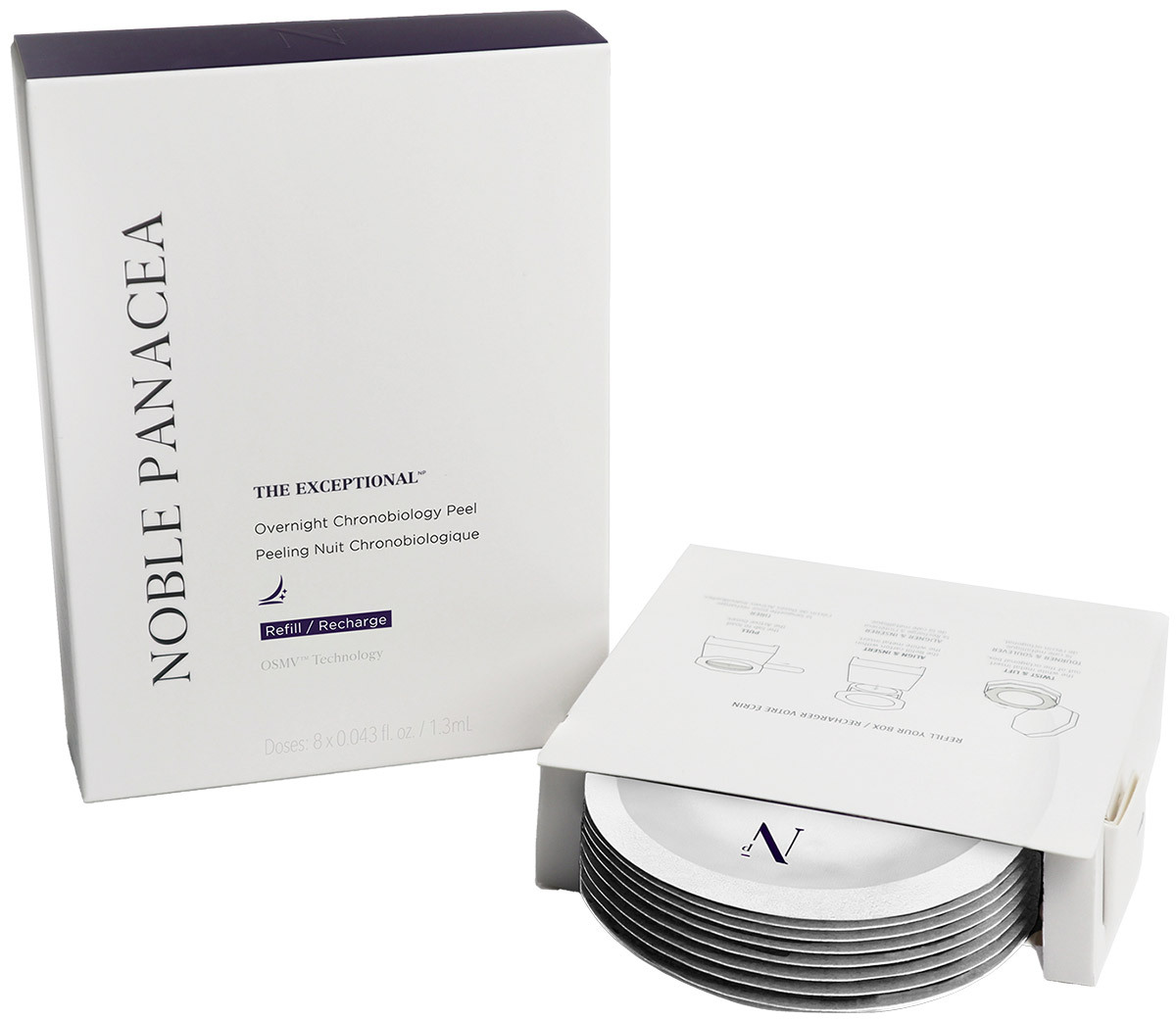 NOBLE PANACEA - The Exceptional Overnight Chronobiology Peel Refill - Cleansing Mask