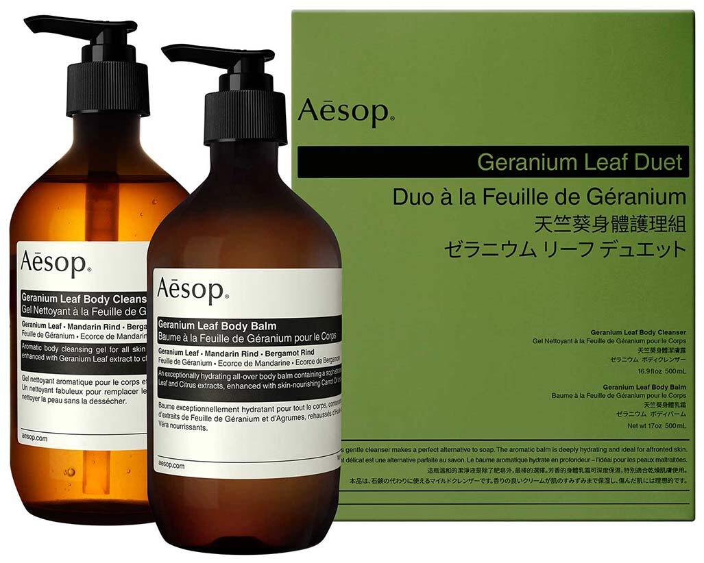 Aesop - Geranium Leaf Duet - Bodylotion & Cream