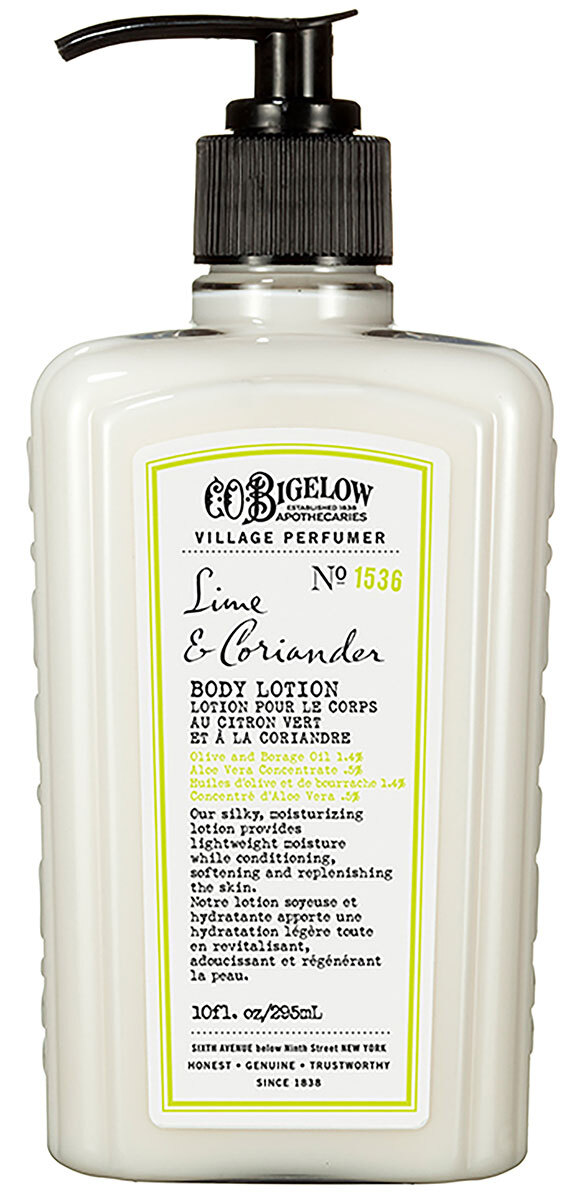 Co Bigelow Village Perfumer - Lime & Coriander No.1536 Body Lotion 295ml