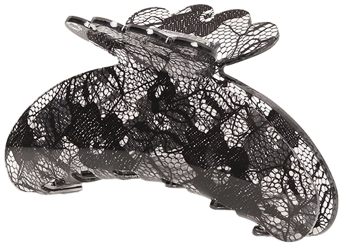SUI AVA - Helle Lace Big - Black - Hair clips & barrettes