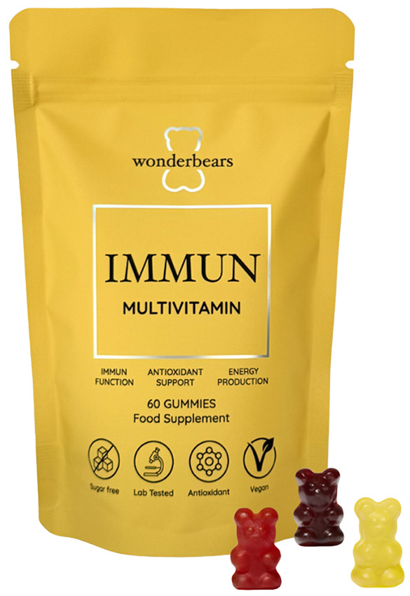 Wonderbears - IMMUN - Multivitamin Pouch - Healthy Snacks