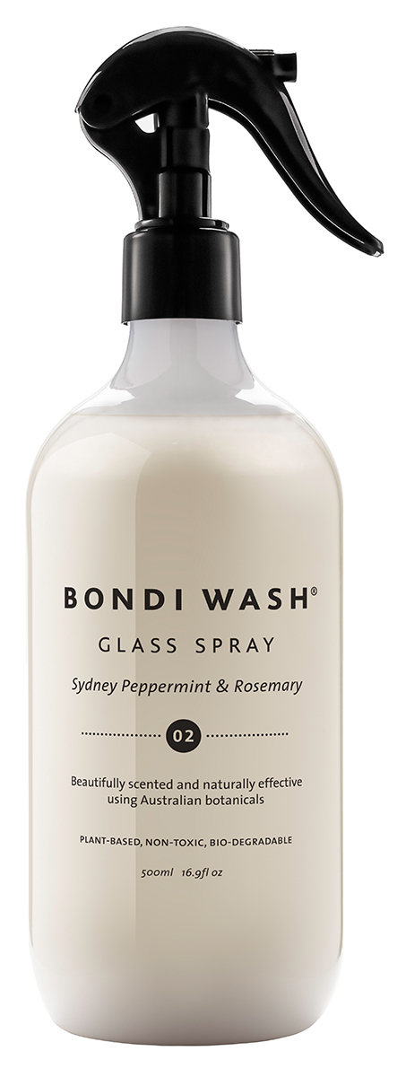 Bondi Wash - Glass Spray Sydney Peppermint & Rosemary - Detergent