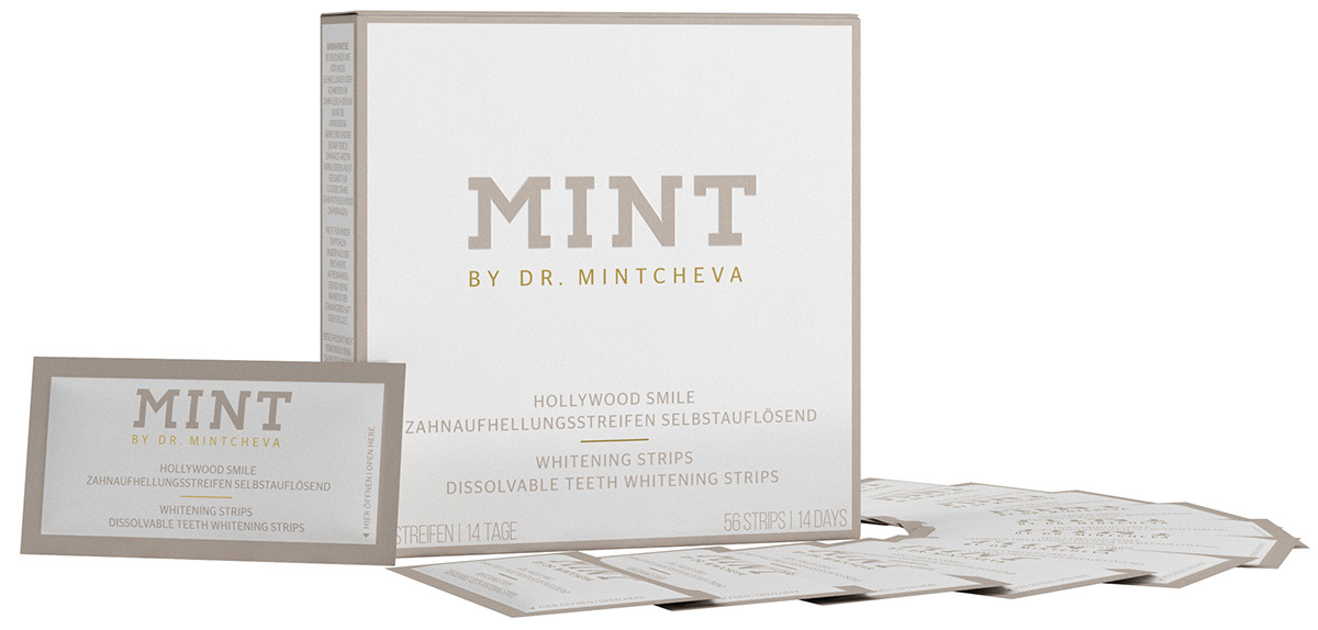 MINT by Dr. Mintcheva - WHITENING STRIPS HOLLYWOOD SMILE - Tooth Care