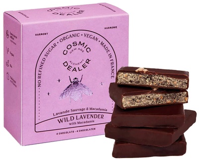 Cosmic Dealer Wild Lavender & Macadamia nut butter chocolate box