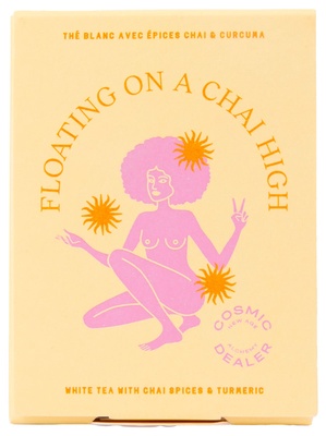 Cosmic Dealer Herbal tea sachets White Tea with Chai spieces